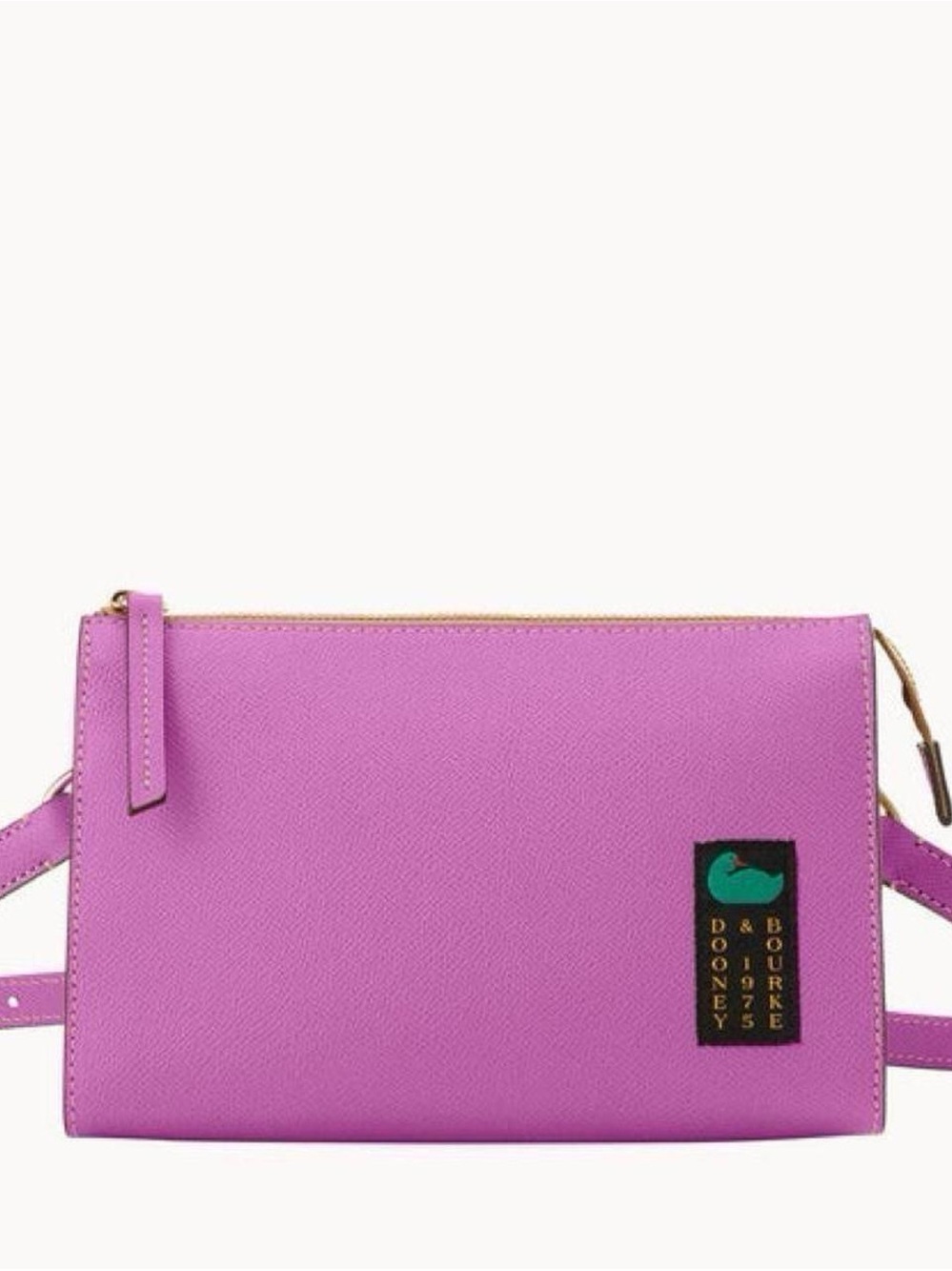 Dooney & Bourke Lilac Fuchsia Alpine Janine Crossbody Bag